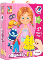 

Развивающий игровой набор Vladi Toys, Магнитная одевашка. Соня / VT3702-03