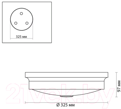 Потолочный светильник Odeon Light Marsei 4825/3C