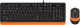 Клавиатура+мышь A4Tech Fstyler F1010 (черный/оранжевый) - 