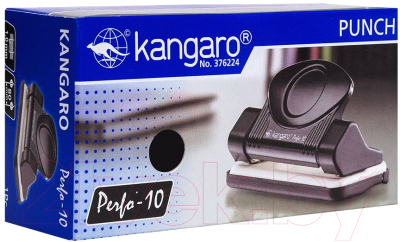 Дырокол Kangaro Perfo-10 (темно-синий)