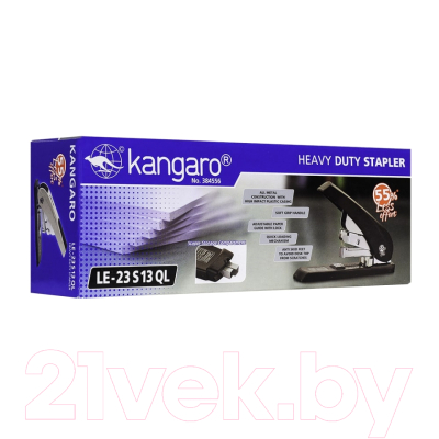 Степлер Kangaro LE-23S13-QL (черный)