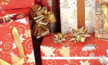 Бумага для оформления подарков Clairefontaine Premium Christmas 2x0.7м / 95896C