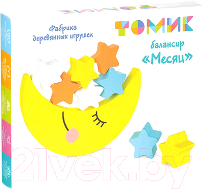 

Развивающая игрушка Томик, Балансир. Месяц / 1-10