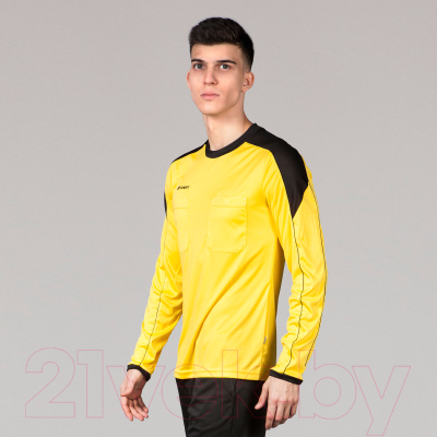 Лонгслив судейский 2K Sport Referee / 120147L (S, желтый/черный)
