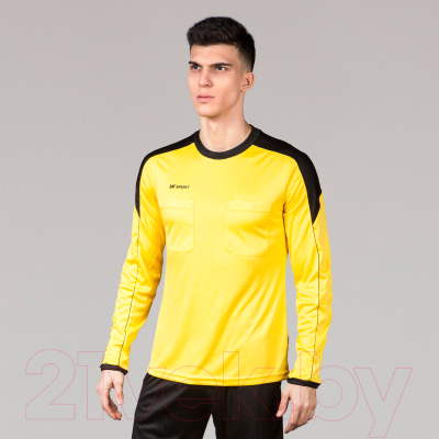Лонгслив судейский 2K Sport Referee / 120147L (XL, желтый/черный)