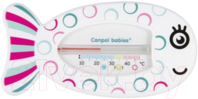 Детский термометр для ванны Canpol Рыбка 56/151 (розовый)