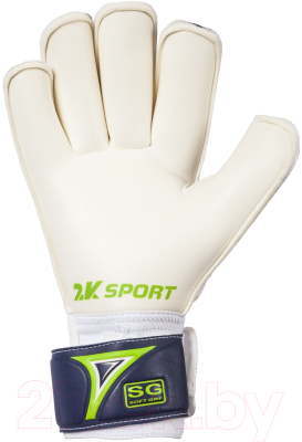 Перчатки вратарские 2K Sport Evolution Pro / 124916 (р.10, темно-синий/светло-зеленый)