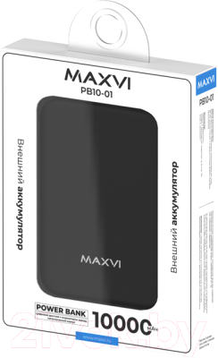 Портативное зарядное устройство Maxvi PB10-01