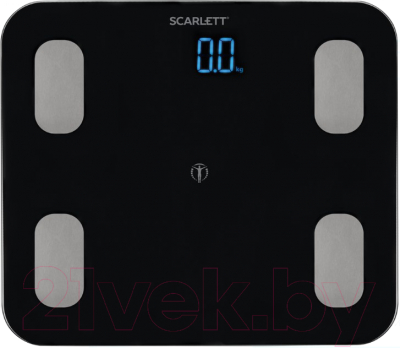 Напольные весы электронные Scarlett SC-BS33ED46 (черный)