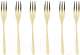 Набор десертных вилок Sambonet Taste Champagne 18/10 PVD / 52553PA5 (6пр) -