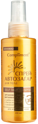 Спрей-автозагар Compliment Для всех типов кожи (150мл)