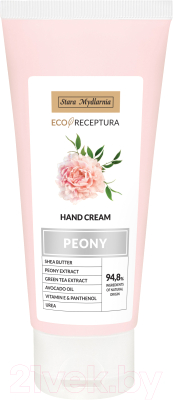 

Крем для рук Stara Mydlarnia, Ecoreceptura Пион