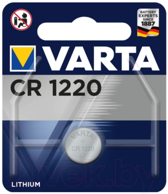 Батарейка Varta Lithium CR1220 3V / 06220101401
