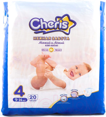 Подгузники детские Cheris 4 L 9-14кг / L6320 (20шт)
