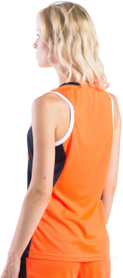 Майка баскетбольная 2K Sport Advance / 130032 (XL, неоновый оранжевый/темно-синий/белый)