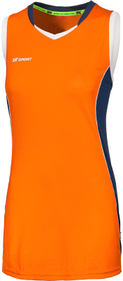Майка баскетбольная 2K Sport Advance / 130032 (XL, неоновый оранжевый/темно-синий/белый)