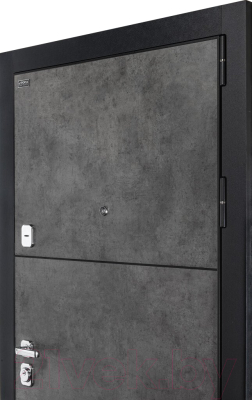Входная дверь el'Porta Porta M П50.П50 (AB-4) Dark Concrete/Angel (88x205, правая)