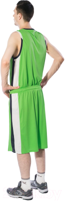 Шорты баскетбольные 2K Sport Advance / 130031 (S, светло-зеленый/темно-синий/белый)