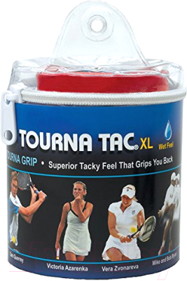 Грип для большого тенниса Tourna Tac Tour Pouch / TAC-30-XLW (30шт, белый)