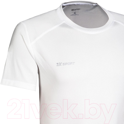 Футболка спортивная 2K Sport Cation / 122800 (L, белый)