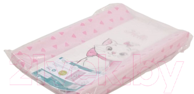 Доска пеленальная Polini Kids Disney Baby Кошка Мари / 0002261-2 (розовый)