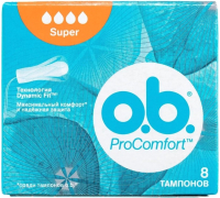 Тампоны гигиенические O.b. Pro Comfort Super (8шт) - 