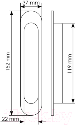 Ручка дверная Morelli MHS150 SC (матовый хром)