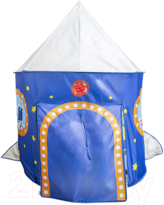 Детская игровая палатка Фея Порядка Космический корабль / CT-200 (темно-синий/серебро)