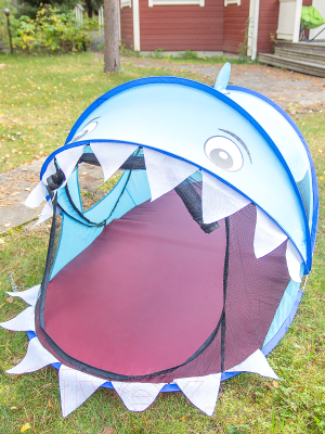 Детская игровая палатка Фея Порядка Акула / CT-100 (светло-синий)