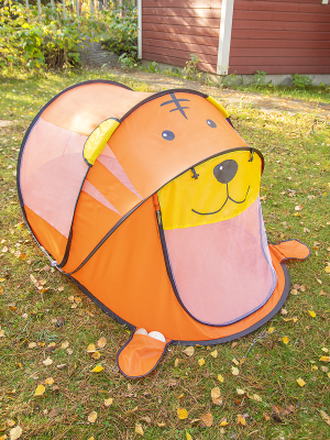 Детская игровая палатка Фея Порядка Тигренок / CT-105 (желтый/оранжевый)