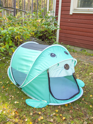 Детская игровая палатка Фея Порядка Морской котик / CT-115 (морская волна)
