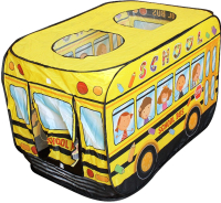 Детская игровая палатка Darvish Школьный автобус / DV-T-1682 (50шаров) - 