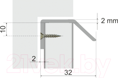 Ручка для мебели Boyard Detail RT007CP.1/32