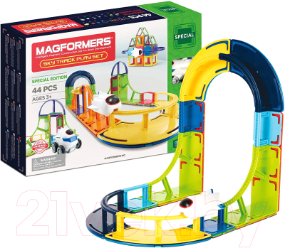 Конструктор магнитный Magformers Sky Track Play Set / 799011 (44эл)