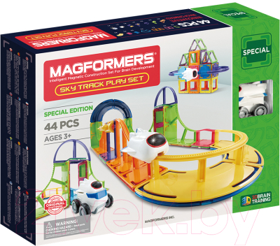 Конструктор магнитный Magformers Sky Track Play Set / 799011 (44эл)