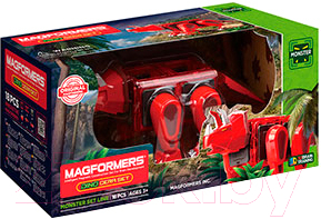 Конструктор магнитный Magformers Dino Cera Set / 716002 (18эл)