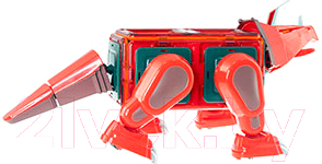 Конструктор магнитный Magformers Dino Cera Set / 716002 (18эл)