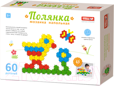 

Развивающая игрушка Stellar, Мозаика Полянка / 01046