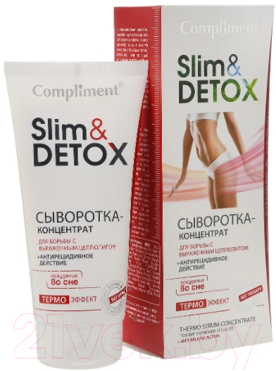Сыворотка для тела Compliment Slim&Detox для борьбы с выраженным целлюлитом (200мл) — фото 2