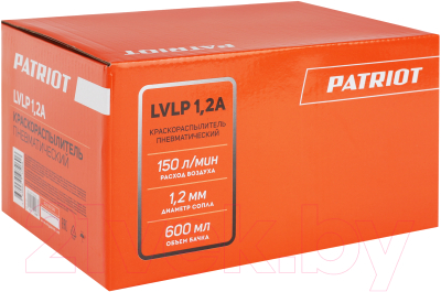 Пневматический краскопульт PATRIOT LVLP 1.2A (830901016)