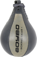 Боксерская груша BoyBo Пневматическая / BPP101 (р.5, кожа, черный/металлик) - 