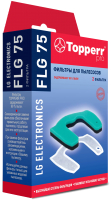 

Комплект фильтров для пылесоса Topperr, 1143 FLG 75