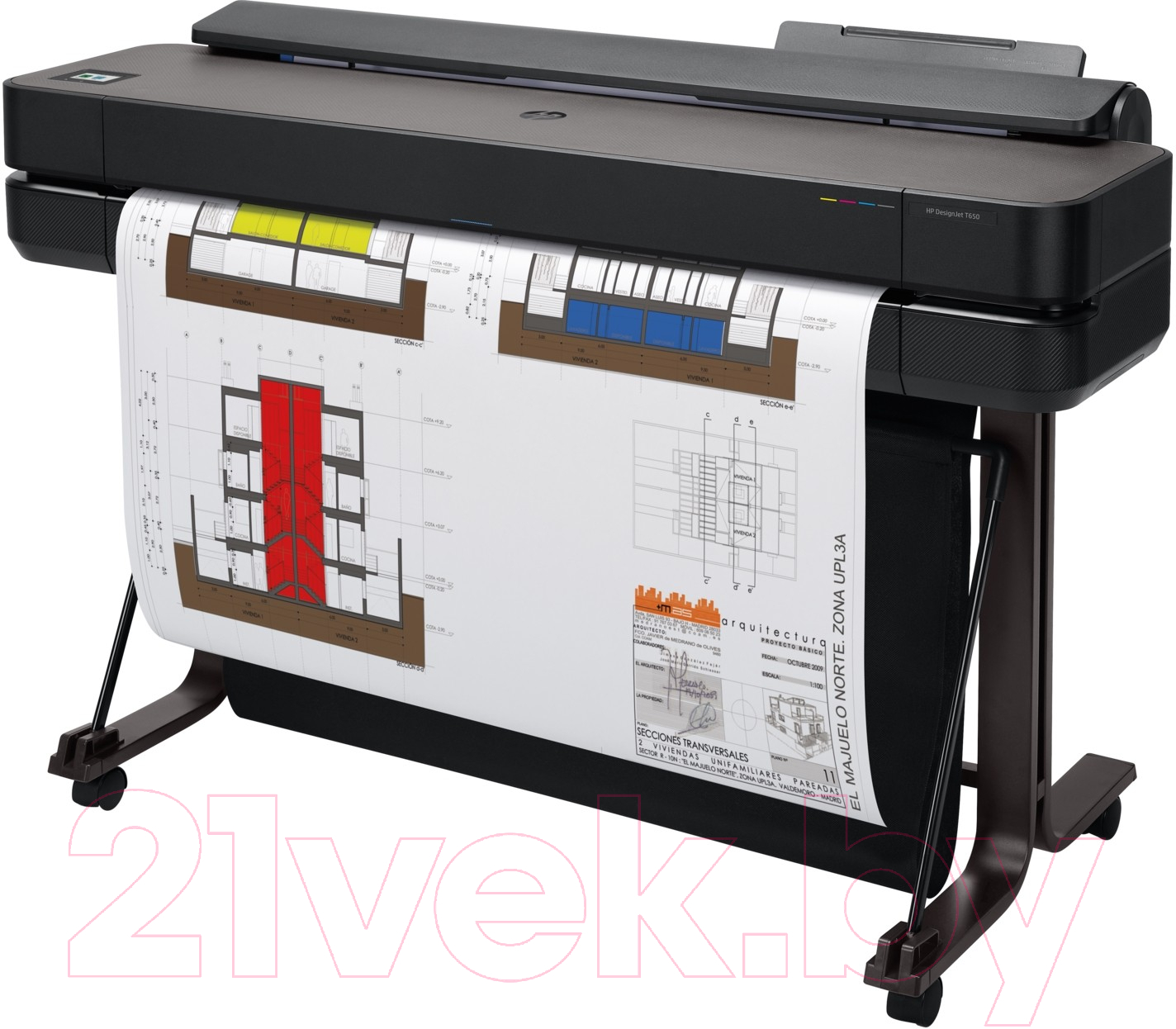 Плоттер HP Designjet T650 36-in (5HB10A)