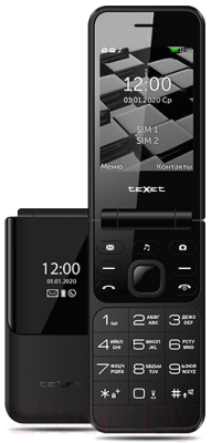 Мобильный телефон Texet TM-407 (черный)
