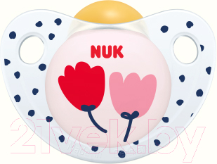 

Пустышка NUK, Белый;с разноцветным рисунком;красный, Trendline Adore / 10734023
