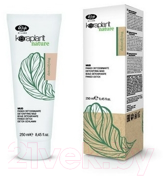Маска для волос Lisap Keraplant Nature detoxifying Детокс с зелёной глиной (250мл)