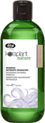 Шампунь для волос Lisap Keraplant Nature nutri repair для глубокого питания и увлажнения (1л)