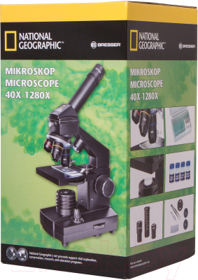 Микроскоп оптический Bresser National Geographic 40x-1280x / 9039001