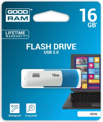 Usb flash накопитель Goodram 16GB (UCO2-0160BBBBX)