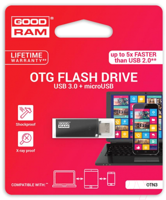 Usb flash накопитель Goodram OTN3 32GB OTG (OTN3-0320K0R11)